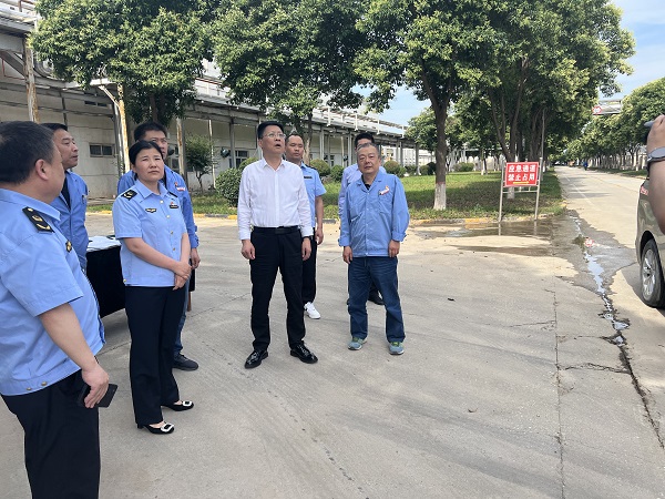 6月6日，高新區(qū)黨工委副書記到化工科技公司現(xiàn)場督導.jpg